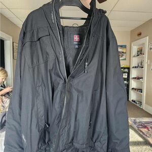 Swiss Tech Charcoal Military Field Jacket